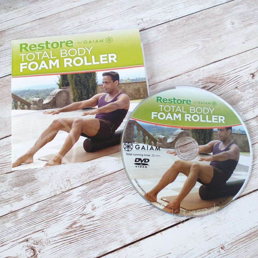 Restore by GAIAM, Muscle Therapy Foam Roller DVD (Disc Only) Exercise Fitness